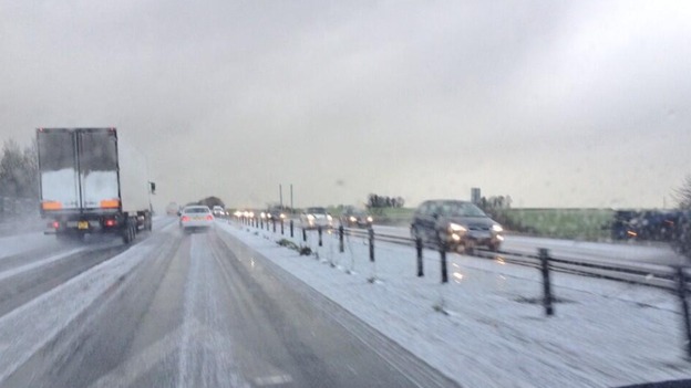The M11 between Duxford and Stansted.