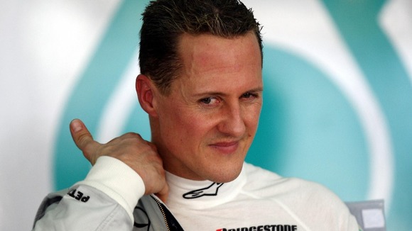 Michael Schumacher had a small camera on his helmet before his accident.