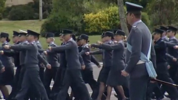 RAF marches in Buckinghamshire