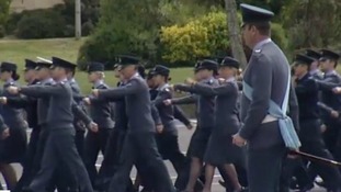 RAF marches in Buckinghamshire