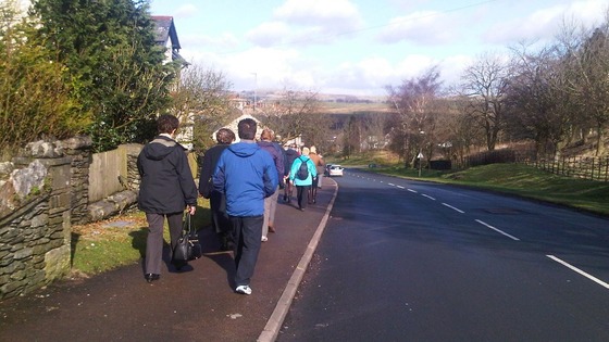 walking shot
