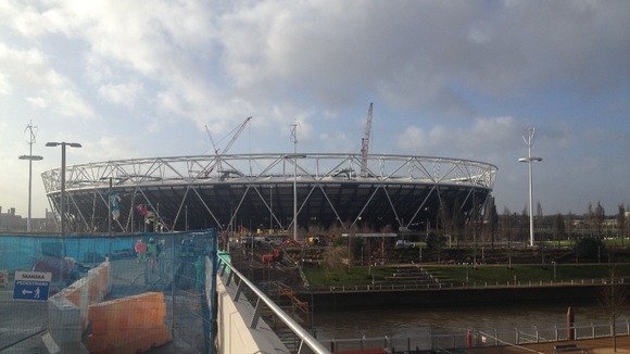The Olympic Stadium in Stratford