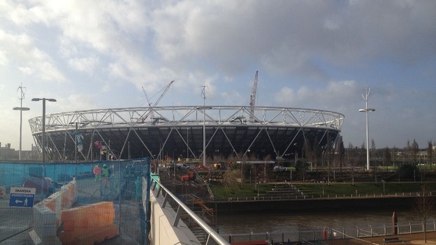The Olympic Stadium in Stratford