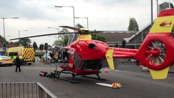 West Midlands Ambulance Service called to scene of crash on A38 Tyburn Road