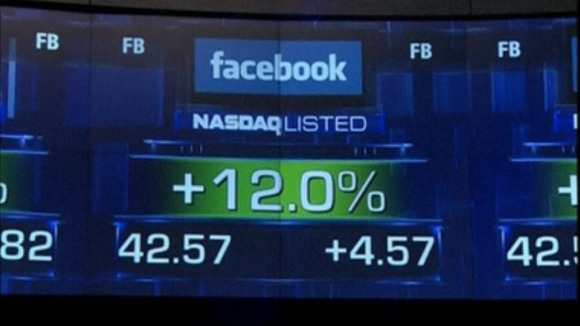 Facebook shares opened at $42.05, up from IP estimation of $38.