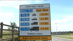 M6 Toll prices make losses of £41 million