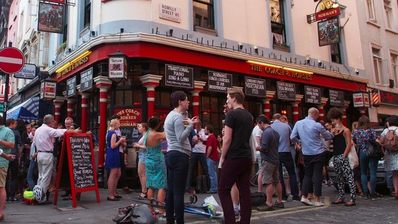 Packed pub