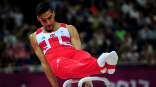 Louis Smith won individual sliver on the pommel horse at London 2012.