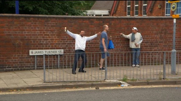 The documentary was filmed in James Turner Street, Winson Green, Birmingham