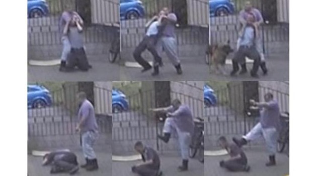 David Rooke shown in CCTV images with Craig Kinsella.