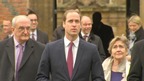Prince William arrives this morning.