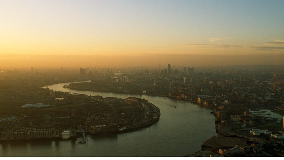View of London from Canada Tower