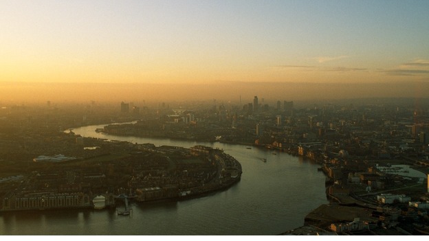 View of London from Canada Tower