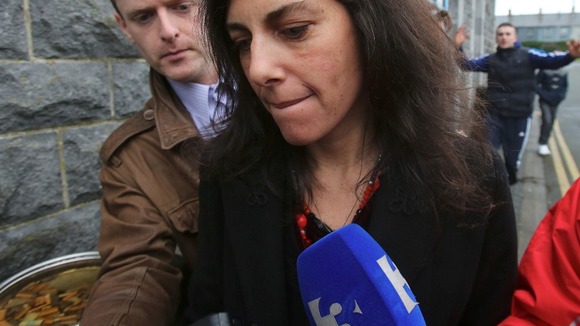 Jennifer Lauren leaving Ennis District Court where she was fined 2,000 euros