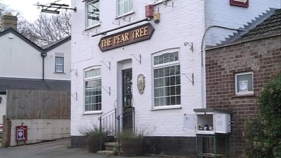 The Pear Tree pub in Hildersham near Cambridge