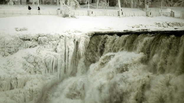 The US side of the Niagara Falls