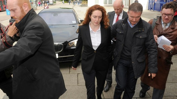 Former News of the World Editor Rebekah Brooks arriving at Lewisham police station earlier this week