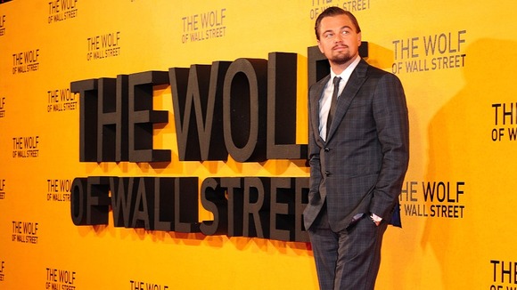 Leonardo DiCaprio at the UK Premiere of The Wolf of Wall Street in London.