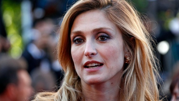Film actress Julie Gayet.