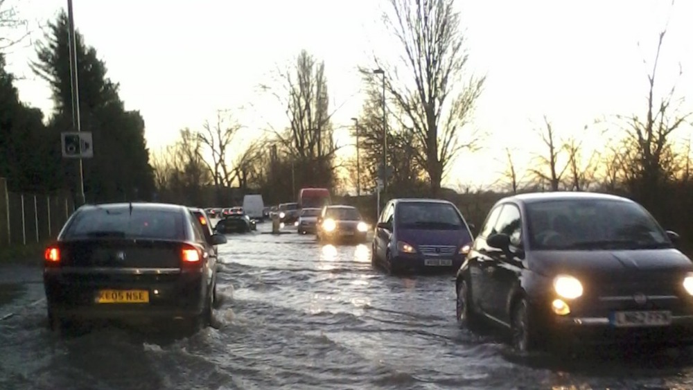 Floods in Staines London ITV News