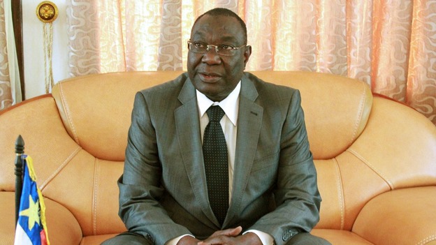 Central African Republic's former president Michel Djotodia.