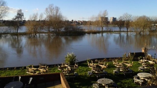 The view towards St John's, Worcester