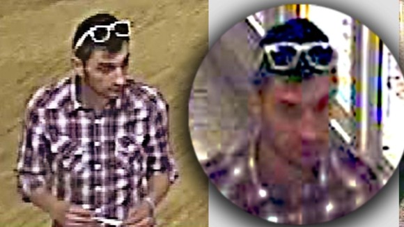 The man wanted in connection with thefts in Cheltenham