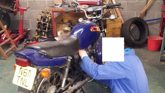 Honda motorbike