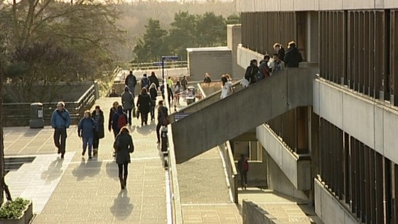 The University of East Anglia campus in Norwich