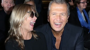 Kate Moss and Mario Testino