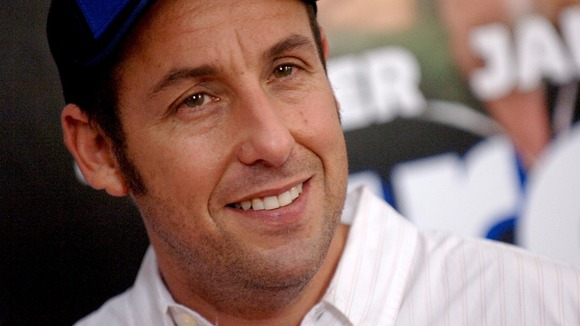 Adam Sandler attends the premiere of Grown Ups 2 in New York.
