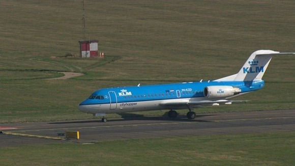KLM operates regular services from Norwich