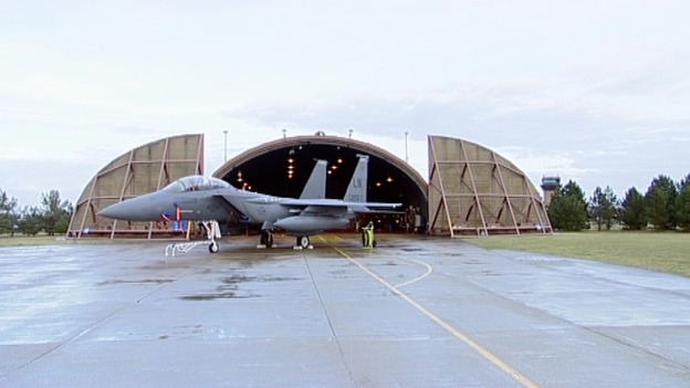 An F15 at the US airbase at Lakenheath
