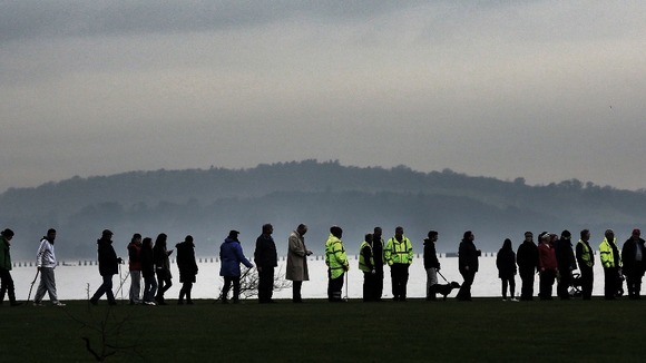 Volunteers help in the search for missing three year old Mikaeel Kular in the Granton area of Edinburgh