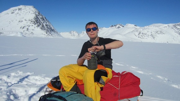Lewis says on his blog that he "hates hot weather and wears shorts in the middle of winter"