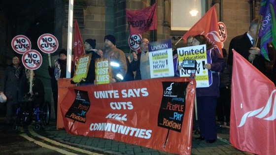 Protests in Middlesbrough