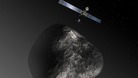 An artist's impression of the Rosetta orbiter deploying to Comet 67P/Churyumov-Gerasimenko