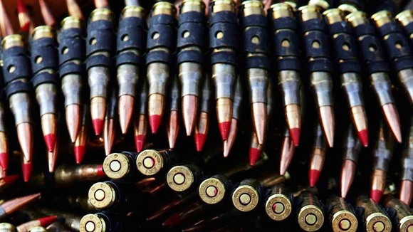 Hundreds of rounds of live and blank ammunition was also swiped from the MoD