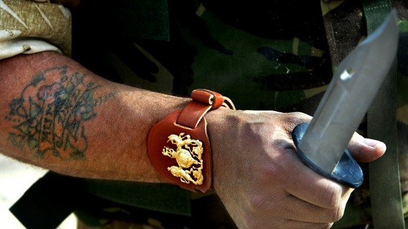 Dozens of bayonets were among the loot stolen from the MoD over the last seven years