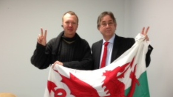Mick Antoniw flag