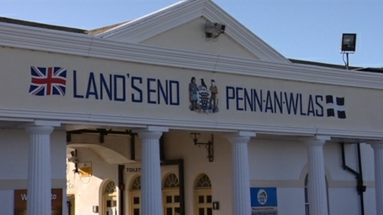 Cornish Lands End Sign