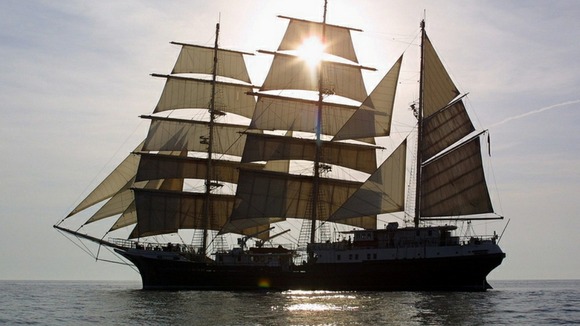 The 'Tenacious' vessel which will feature in the Avenue of Sail