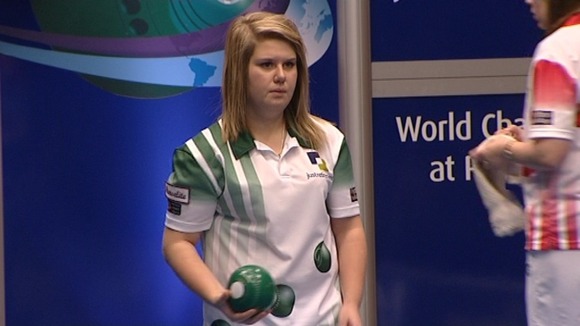 Katherine Rendall at the ladies' singles final