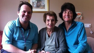 Carl Martin with Peggy and Diane