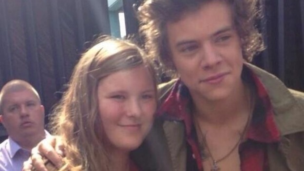 Magadelena Szablinska with Harry Styles