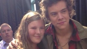 Magdalena Szablinska with Harry Styles