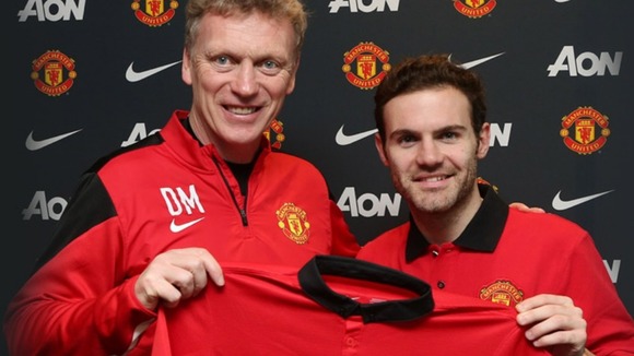 David Moyes and Juan Mata