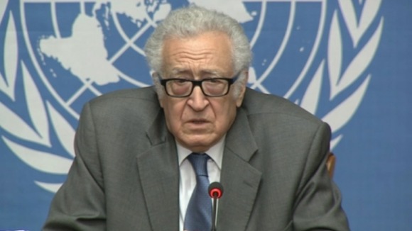 The UN's Lakhdar Brahimi has been mediating talks between Syria's regime and opposition
