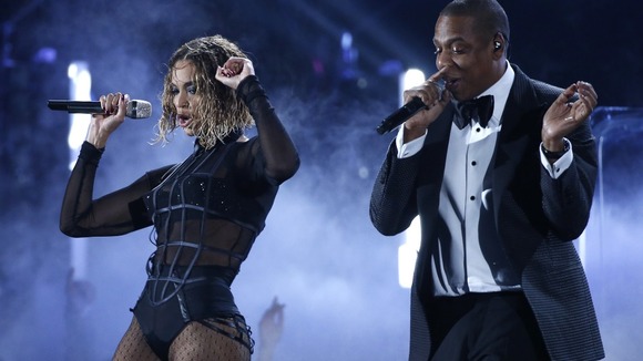 Beyonce and Jay Z opened the show.