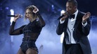 Beyonce and Jay Z opened the show.